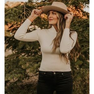 Roolee Quarter Zip Long Sleeve Sweater